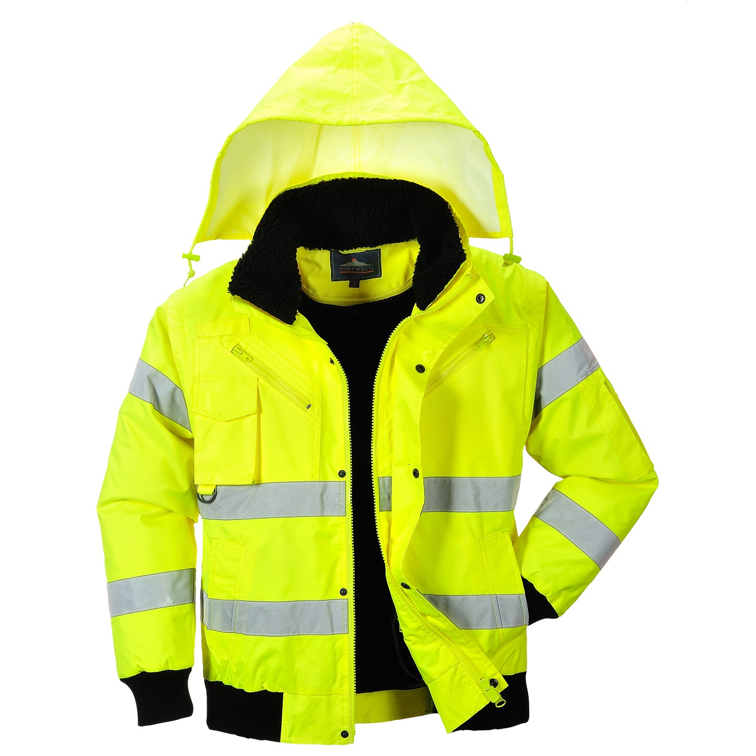 Portwest C467 High Visibility 3 in 1 Bomber Jacket-0
