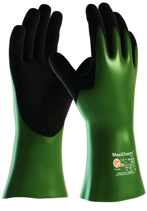 ATG MaxiChem 56-633--B Gauntlet 30cm, Cut 3 Glove (Pack of 12)-0