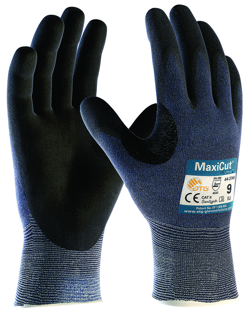 ATG MaxiCut Oil 44-3745 Ultra Palm Coated Knitwrist Cut 5 Glove (Pack of 12)-0