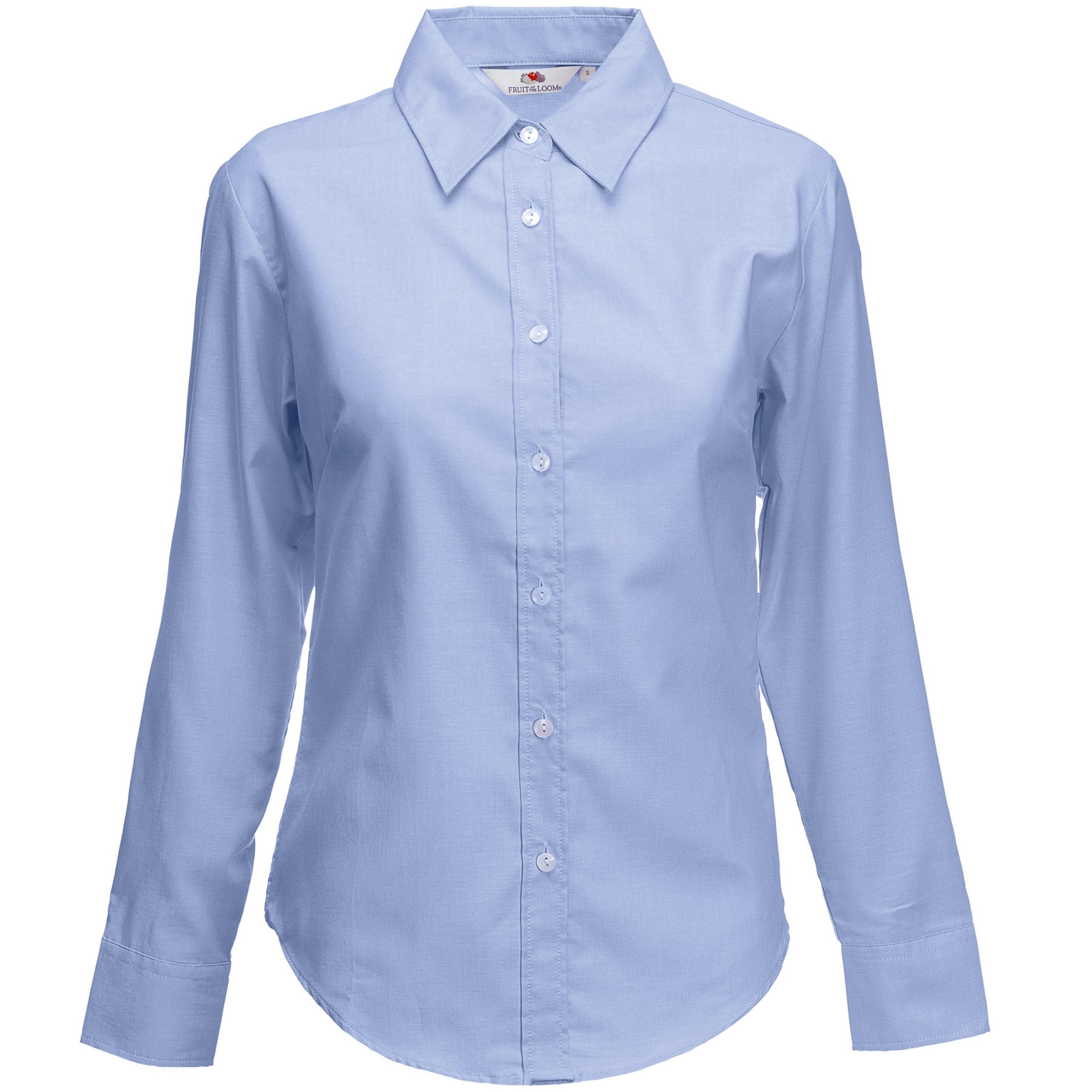 Fruit of the Loom SS001 Women's Oxford Long Sleeve Shirt-0