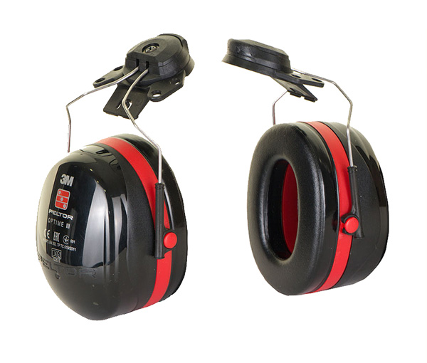 3M Peltor Optime III H540P3E-413-SV Helmet Attachment Ear Muffs-0