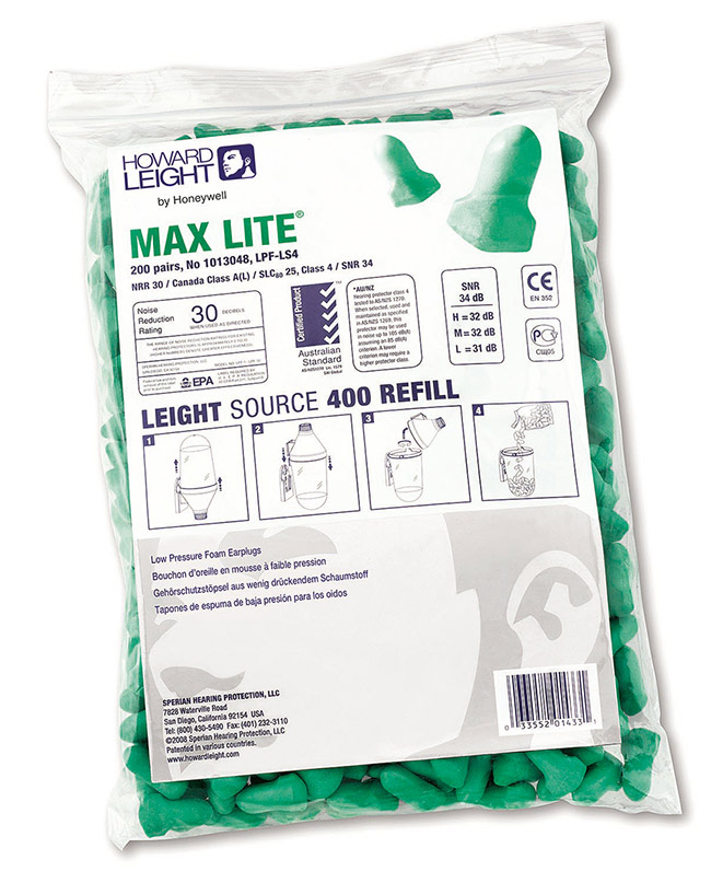 Maxlite LPF-LS4 LS400 Refill Pack Ear Plugs (Pack of 200)-0