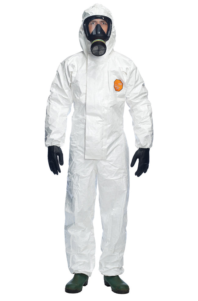 Tyvek TY4000BS Tychem 4000s CHZ5 Hooded Coverall-0
