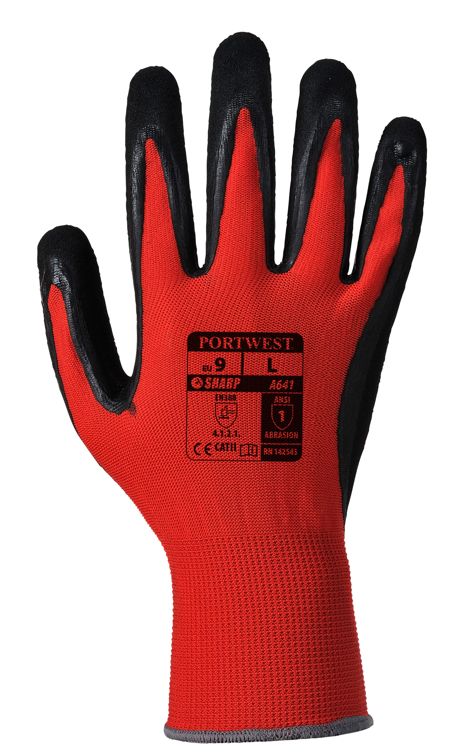 Portwest A641 Red Cut 1 Glove -0