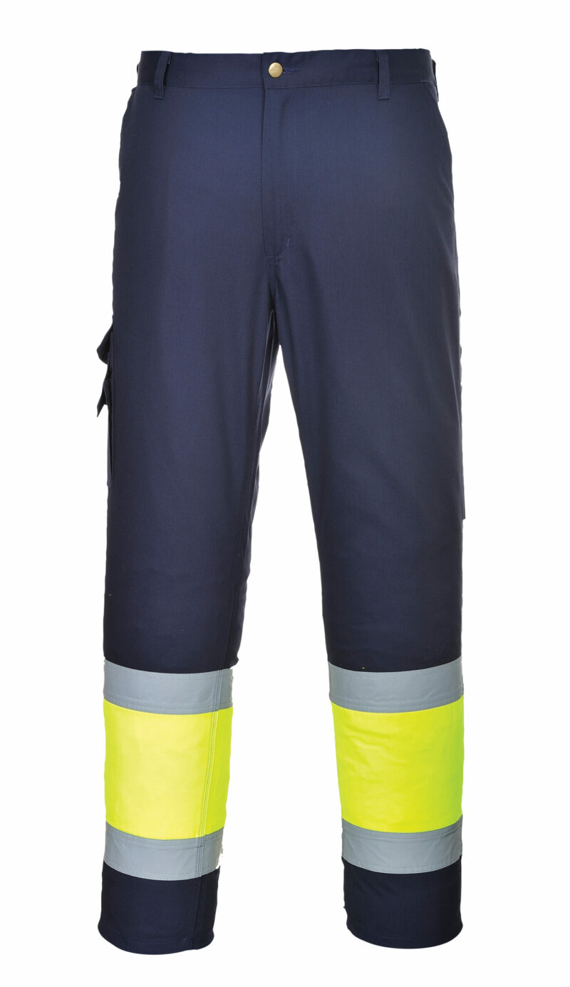 Portwest E049 High Visibility Two Tone Combat Trousers-17231