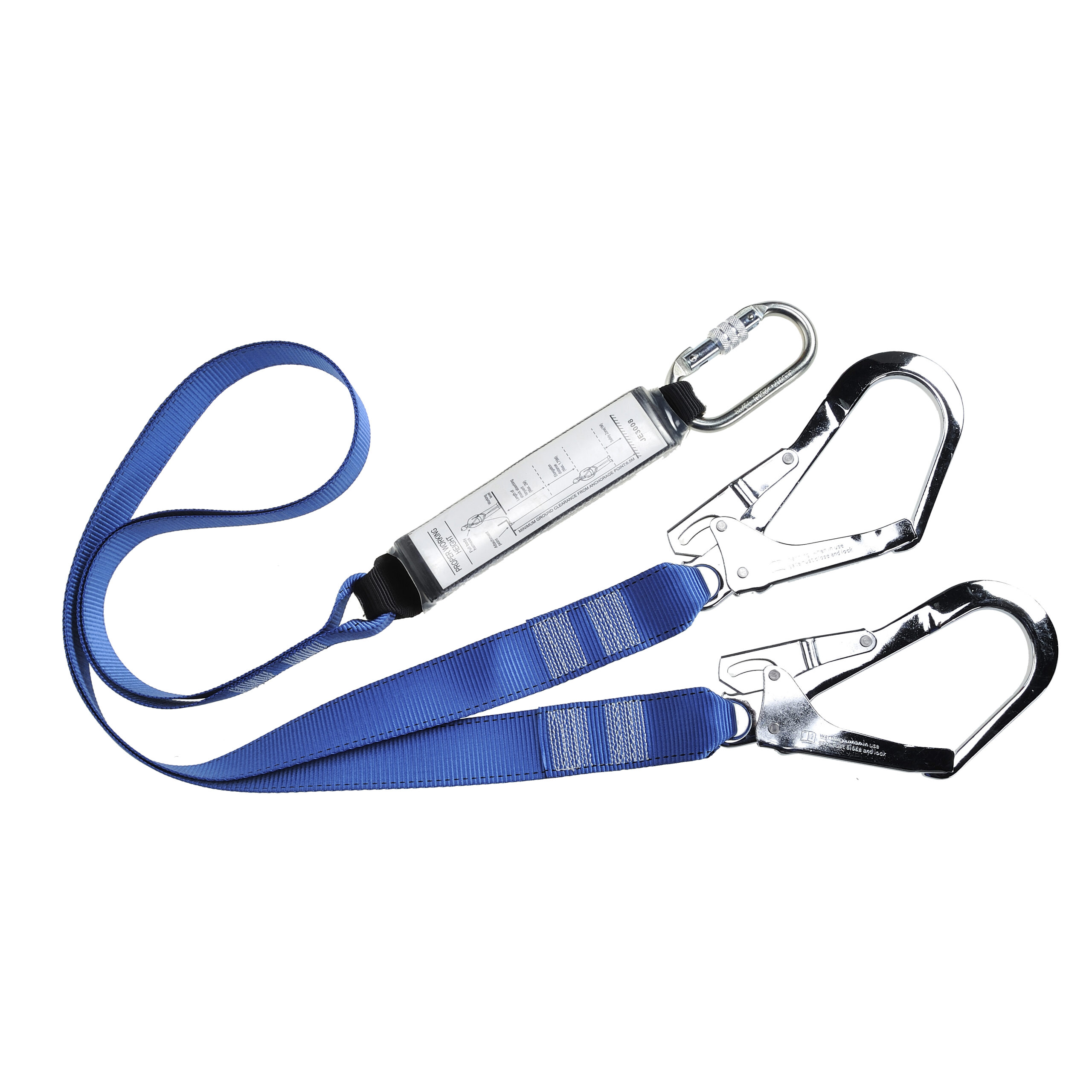 Portwest FP51 Double Lanyard Webbing With Shock Absorber-0