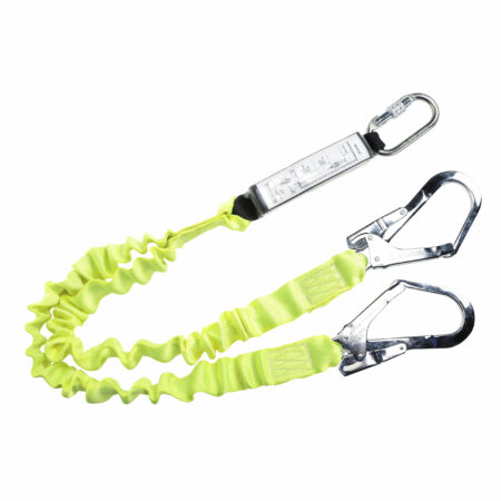 Portwest FP52 Double Lanyard Elasticated With Shock Absorber-0