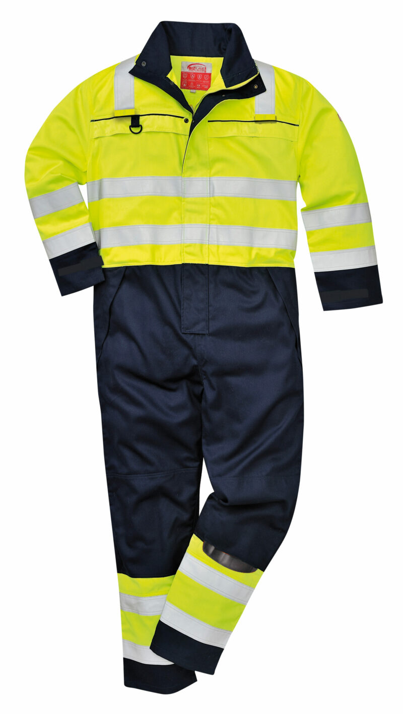 Portwest FR60 Flame Retardant High Visibility Multi Norm Coverall-17109