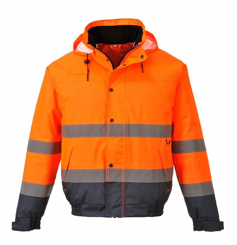Portwest S266 High Visibility Two Tone Bomber Jacket -17212