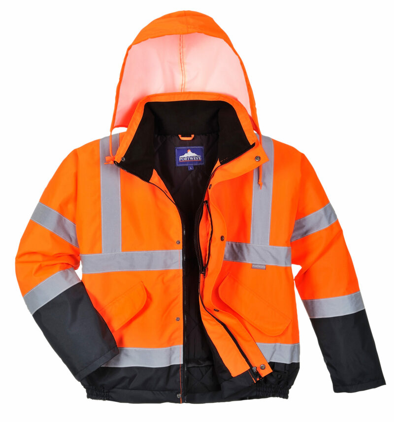 Portwest S266 High Visibility Two Tone Bomber Jacket -0