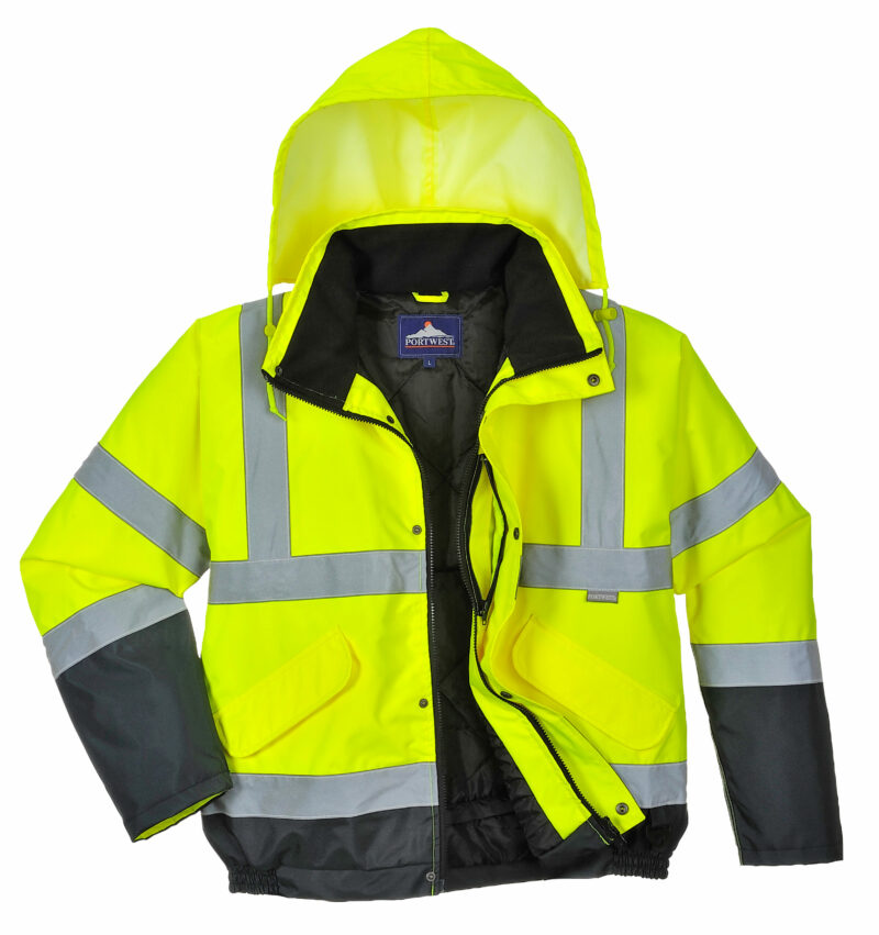 Portwest S266 High Visibility Two Tone Bomber Jacket -17213