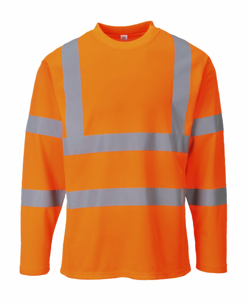 Portwest S278 High Visibility Long Sleeved T-Shirt-17254