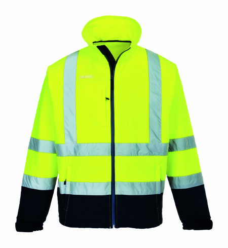 Portwest S425 High Visibility Contrast Softshell (3L)-0