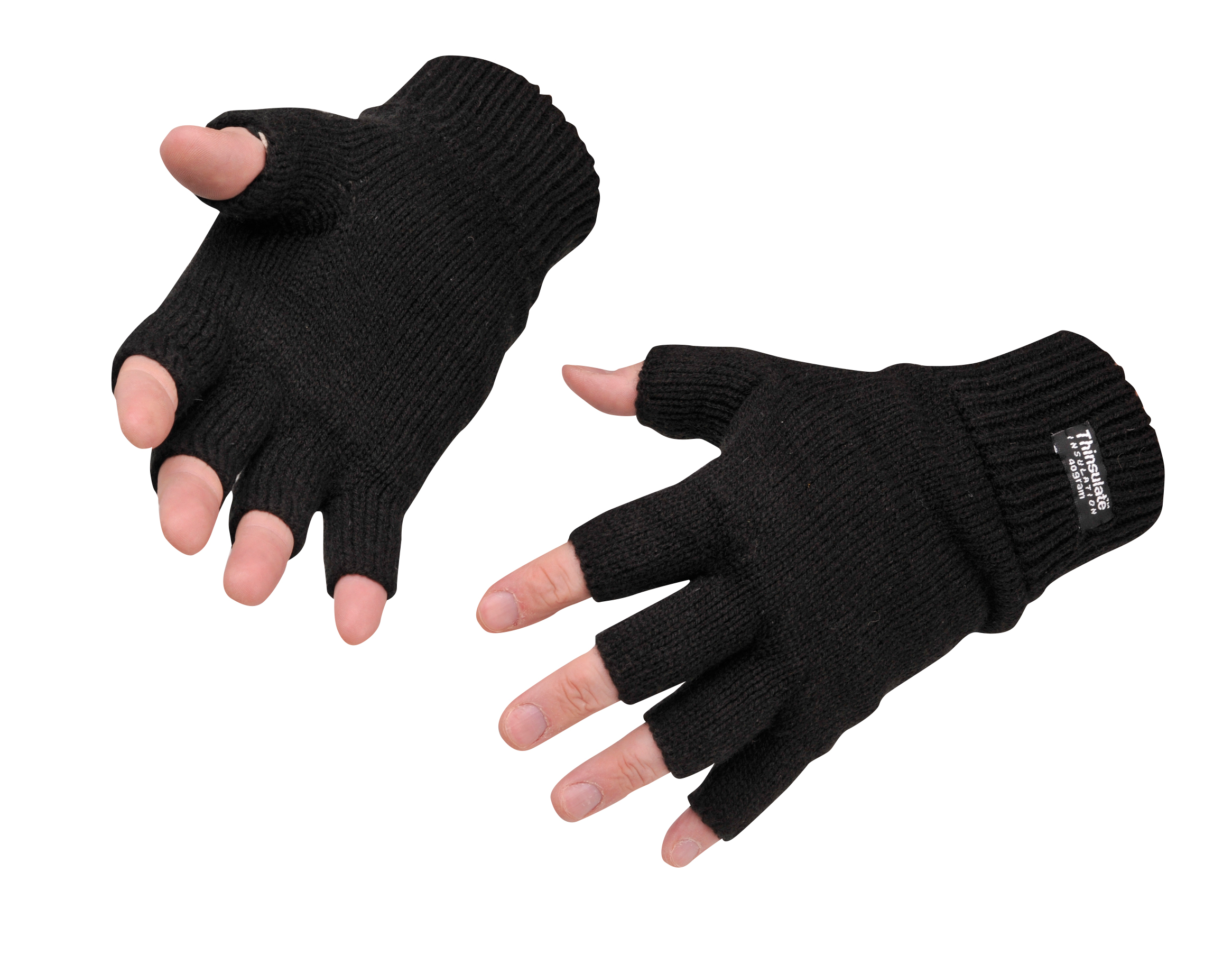 Portwest GL14 Fingerless Knit Thinsulate Glove-0