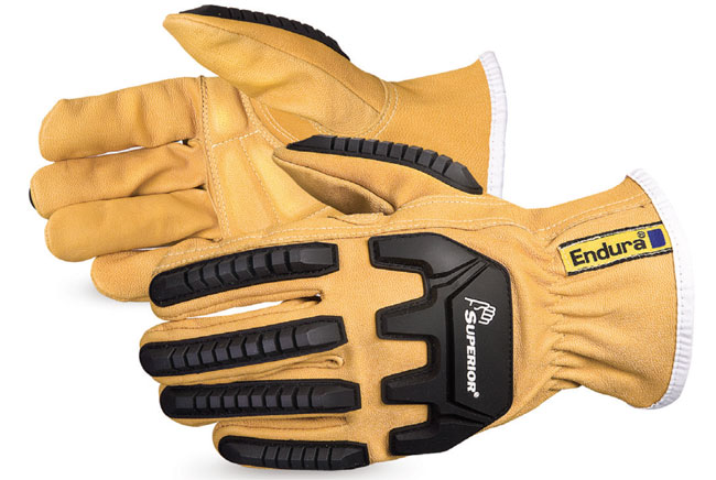 Endura® SU378GKGVB Oilbloc Goatskin Kevlar®-Lined Anti-Impact Driver Glove-0