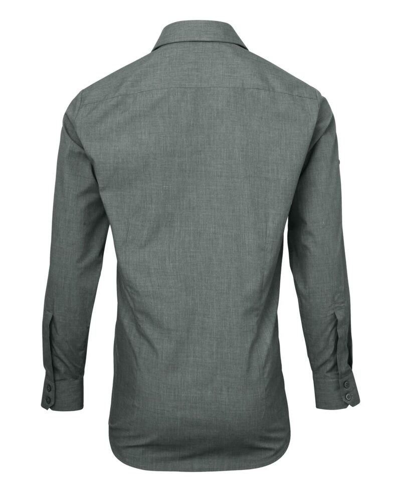 Premier PR217 Men's Cross-Dye Poplin Roll Sleeve Shirt-18768