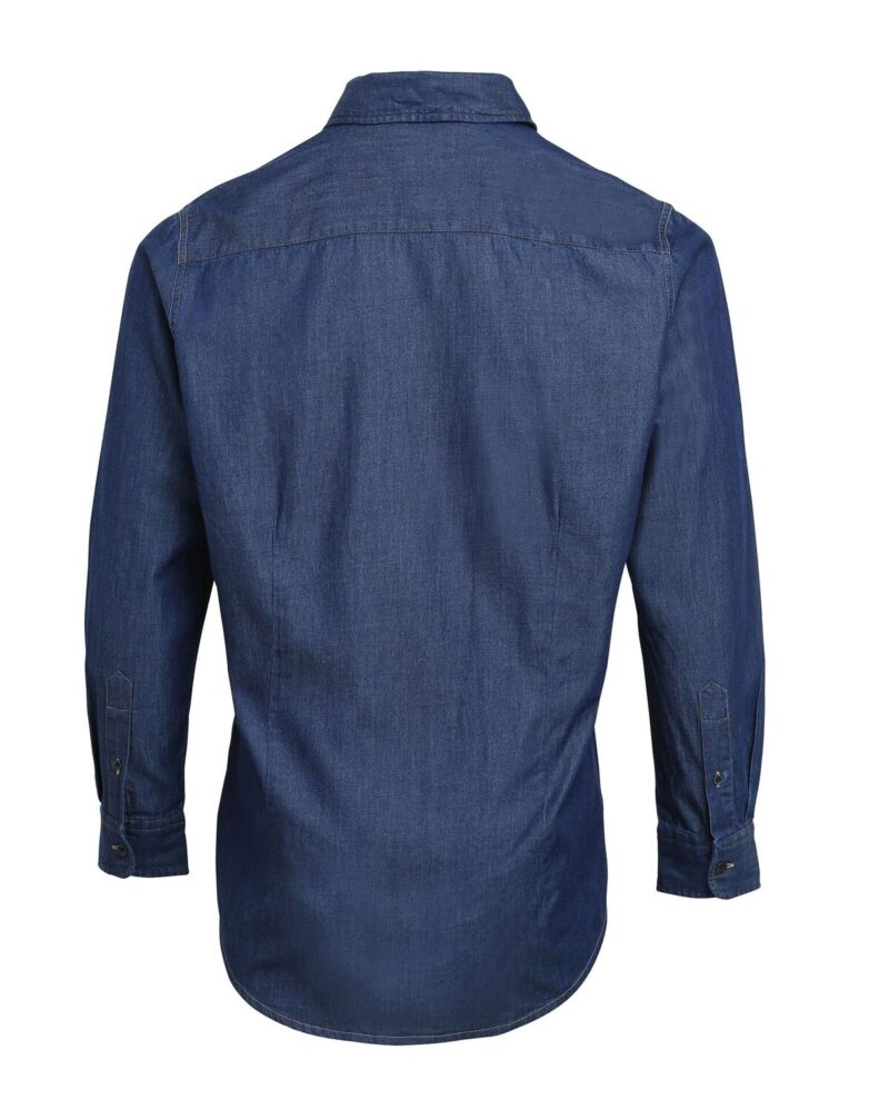 Premier PR222 Men's Jeans Stitch Denim Shirt-18702