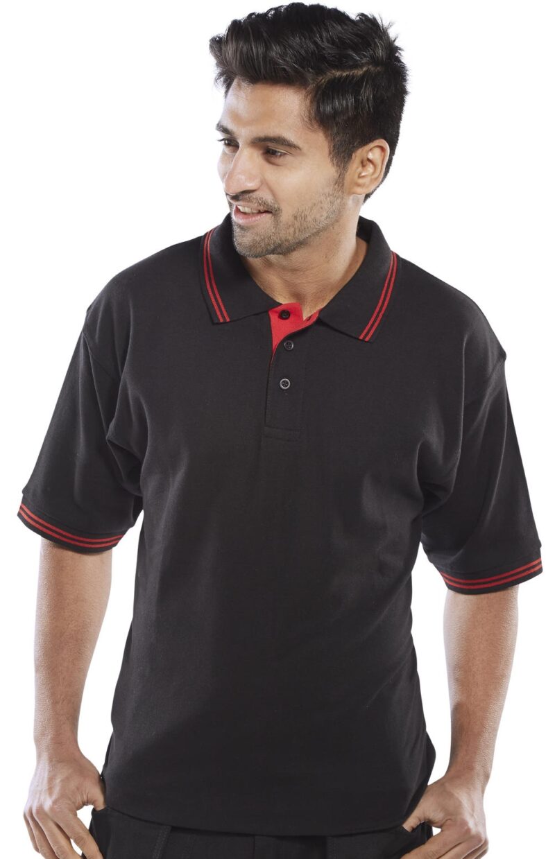 Beeswift Click CLPKSTT Two Tone Polo Shirt-19282