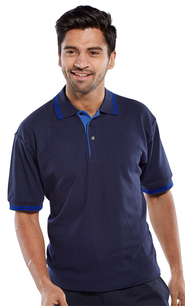Beeswift Click CLPKSTT Two Tone Polo Shirt-0