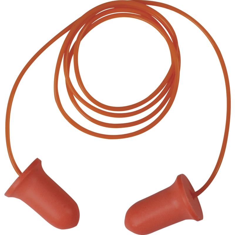 Delta Plus CONICCOPLUS200 High Visibility Corded Ear Plugs (Box of 200) -0
