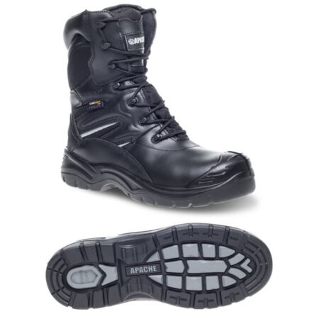 Sterling Apache COMBAT High Leg S3 WR SRC HRO Safety Boot -0