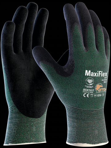 ATG MaxiFlex® Cut™ 34-8743 Palm Coated Knitwrist (Pack of 12)-0