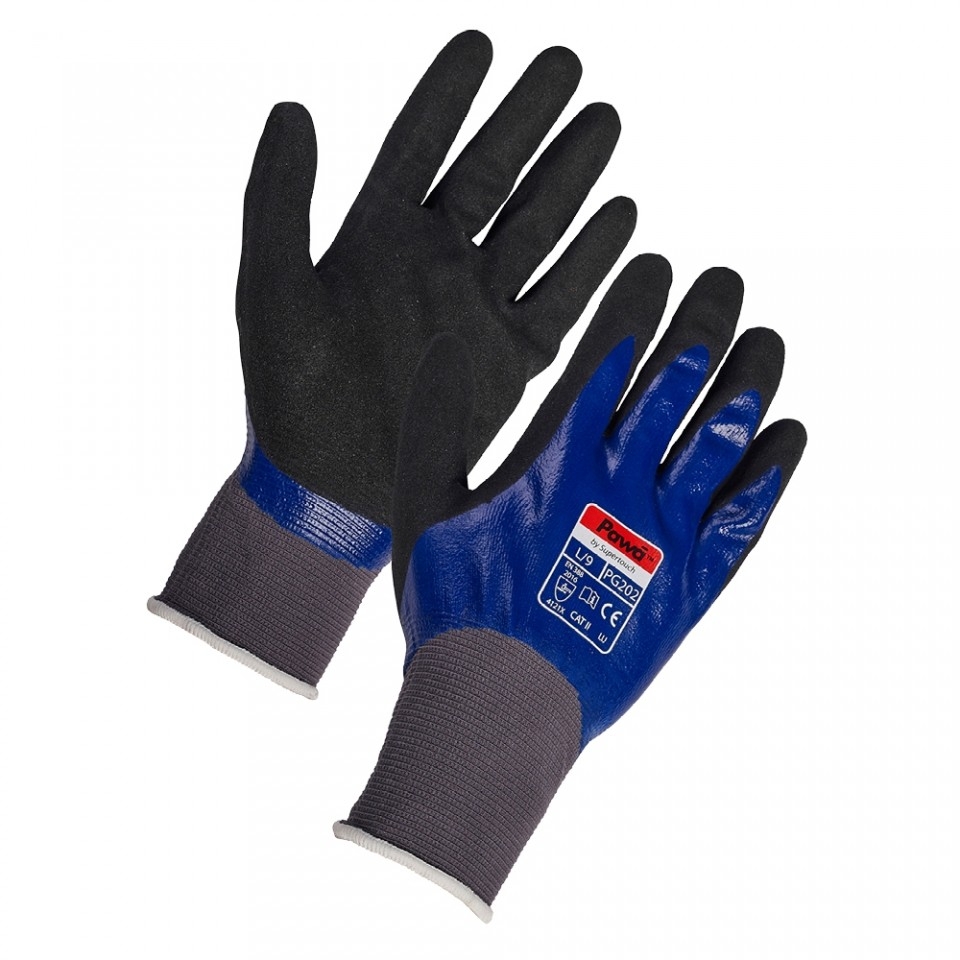 Supertouch Pawa PG202 Dual Layer Nitrile Gloves-0