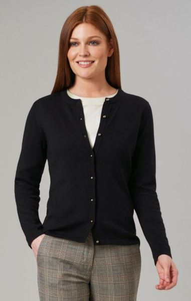 Brook Taverner SEATTLE 2308 Casual and Separates Collection Crew-neck Cardigan-0