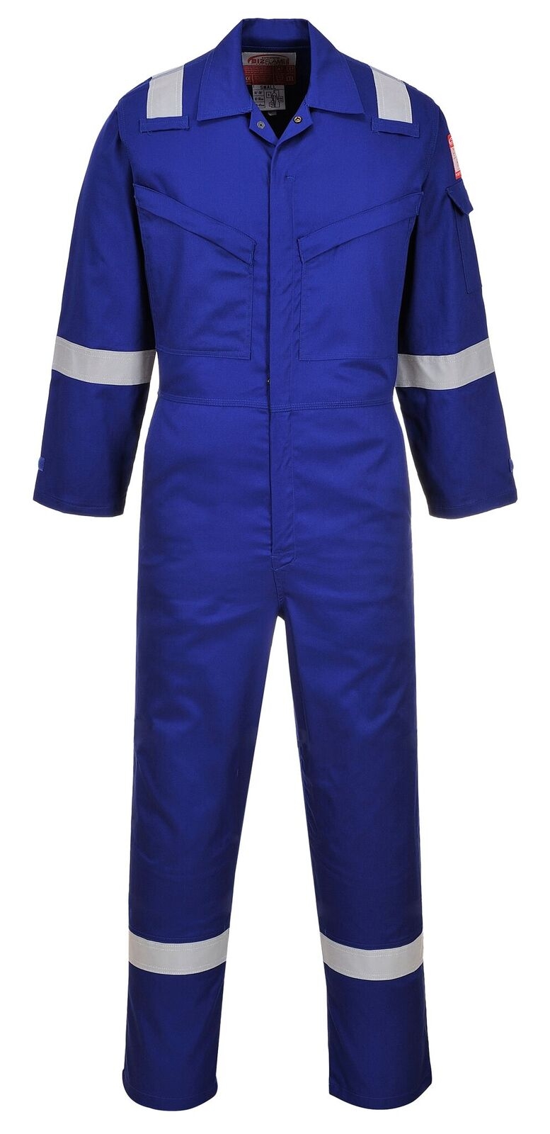 Portwest AF73 Araflame Flame Resistant Silver Coverall-0