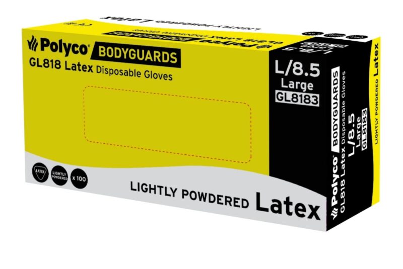 Polyco Bodyguards GL818 Latex Powdered™ Disposable Glove (Box of 1000)-20888