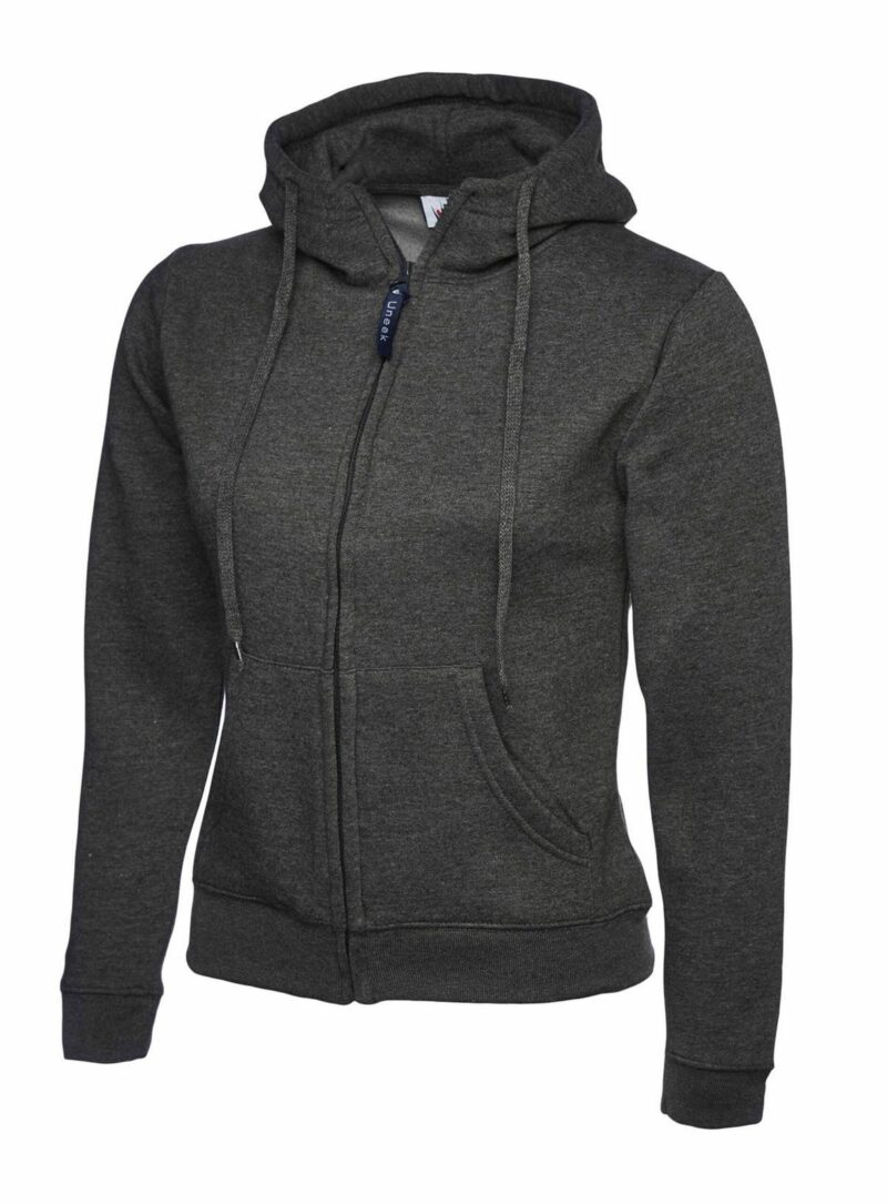 Uneek UC505 Ladies Classic Full Zip Hooded Sweatshirt-20970