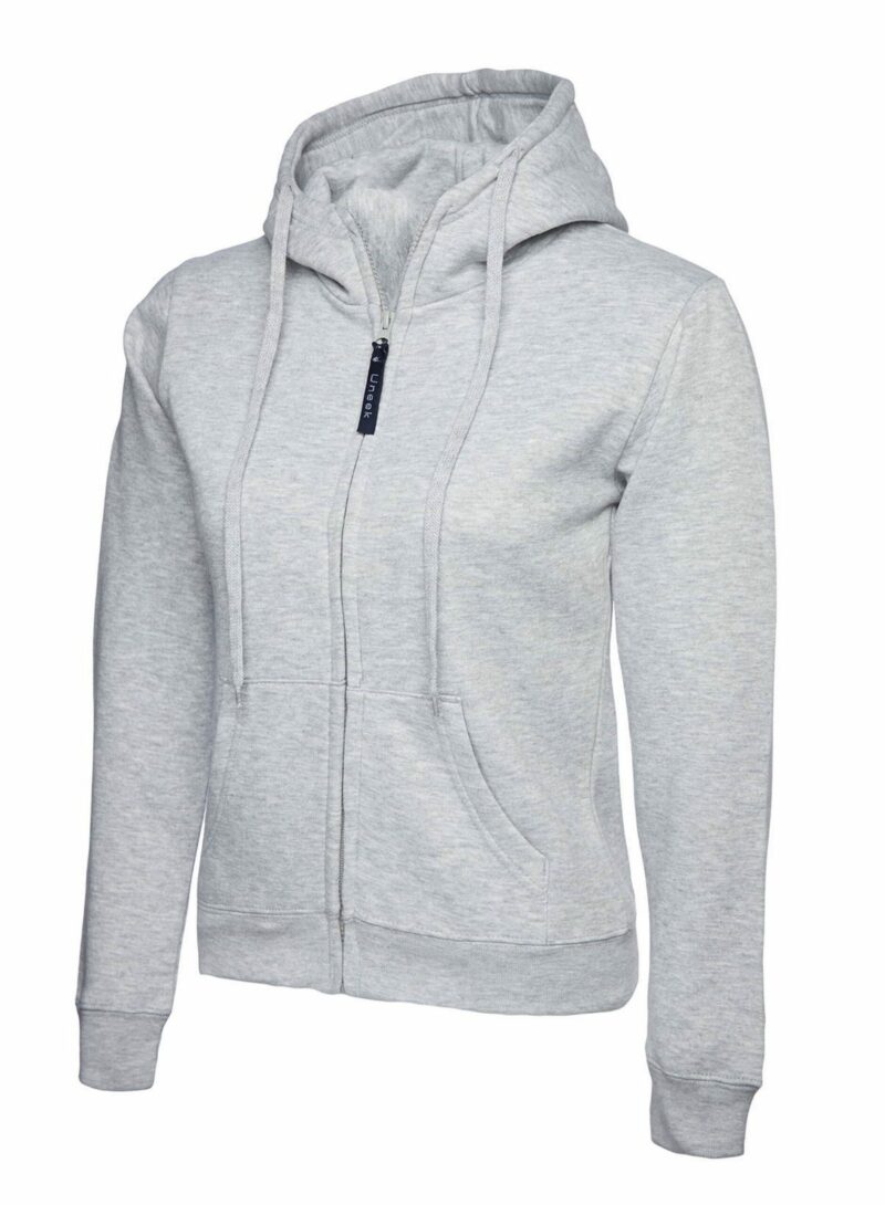 Uneek UC505 Ladies Classic Full Zip Hooded Sweatshirt-20969