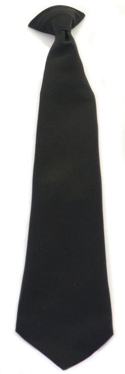 Beeswift COTBLK Clip on Tie-0