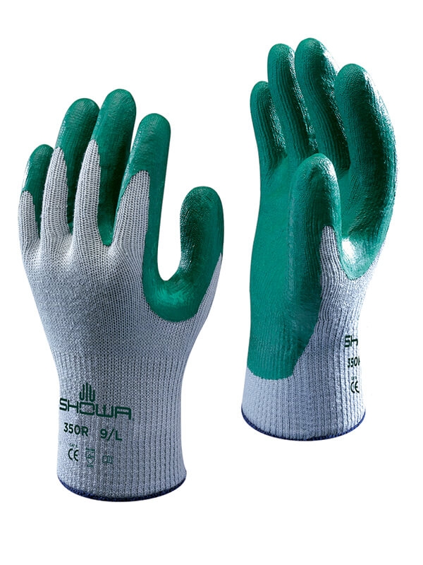 Showa 350R Nitrile Robust & Dextrous Safety Work Glove (Pack of 10)-0