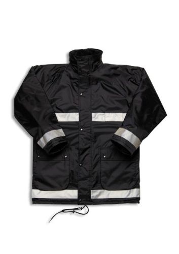 Black Knight JKWKT Security Jacket with Hi-Vis Tape - Size Large-0