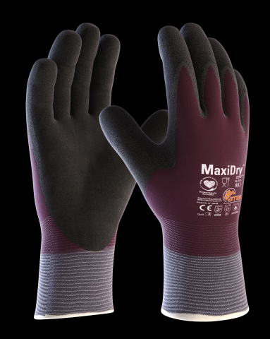 ATG MaxiDry® Zero™ 56-451 Fully Coated Knitwrist Thermal Glove (Pack of 6)-0