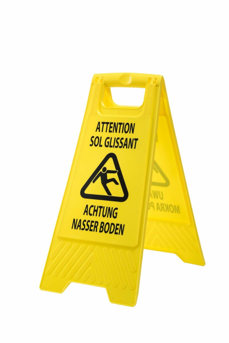 Portwest HV21 Euro Wet Floor Warning Sign-21622