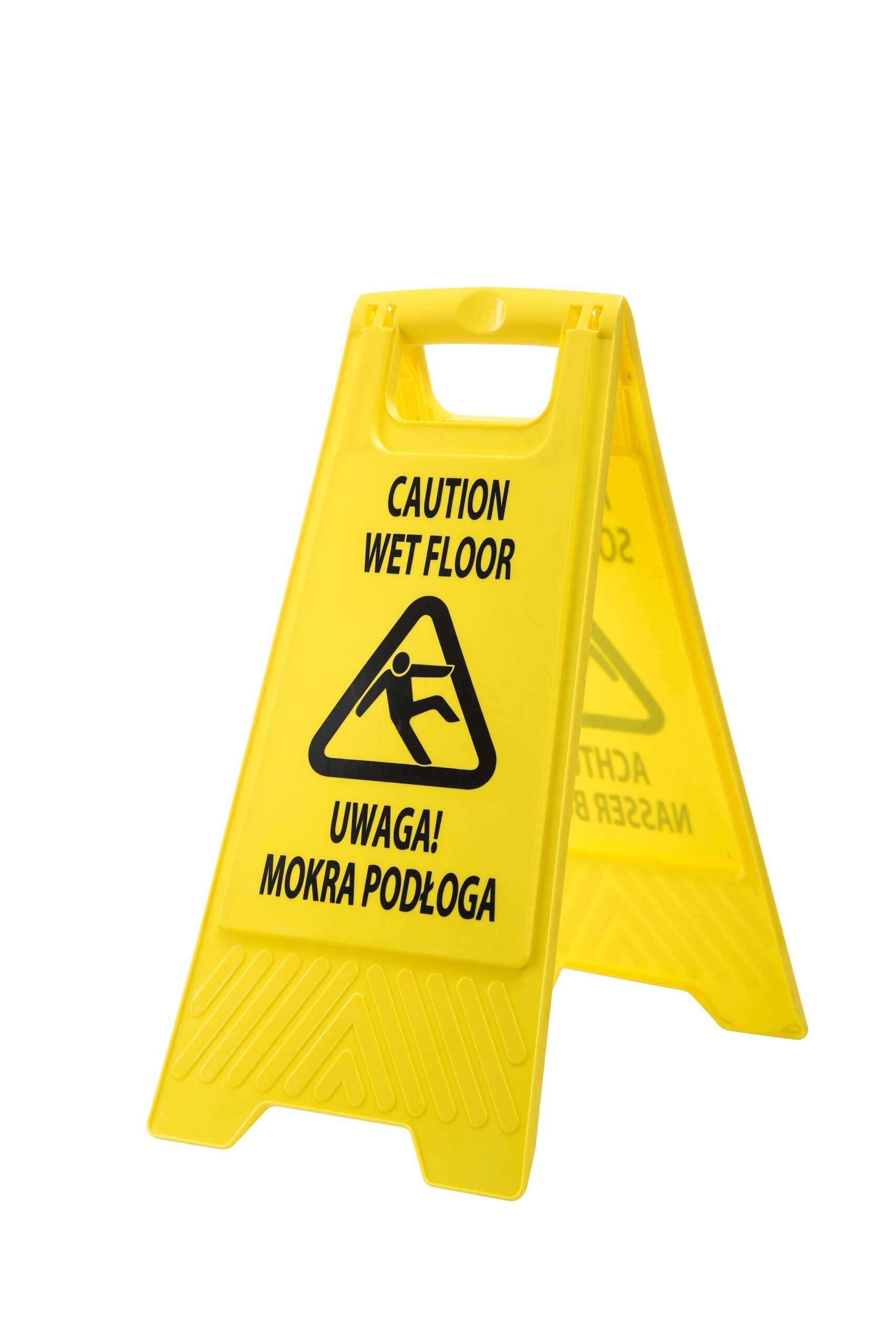 Portwest HV21 Euro Wet Floor Warning Sign-0