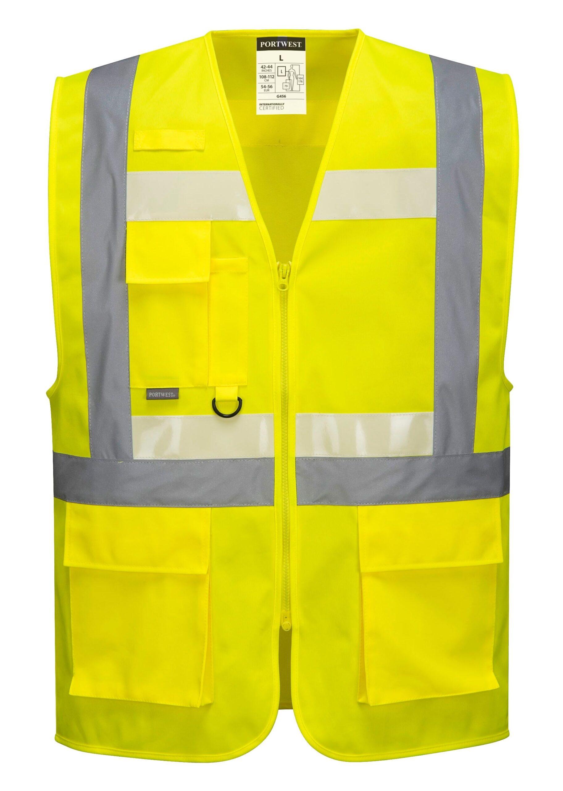 Portwest G456 - Glowtex Ezee Zip Executive Vest-0