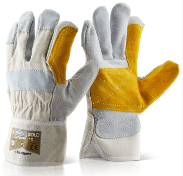 Beeswift Canadian Double Palm High Quality Rigger Glove CANDPPN (Pack of 10)-0