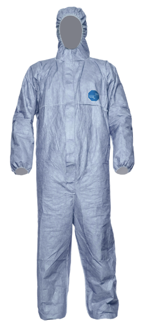 DuPont Tyvek TBSHB Blue Boilersuit (Pack of 25)-0