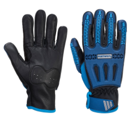 Portwest A761 Impact VHR Cut Glove Blue/Black-0