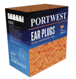 Portwest EP21 Ear Plug Dispenser Refill Pack (500 Pairs)-0