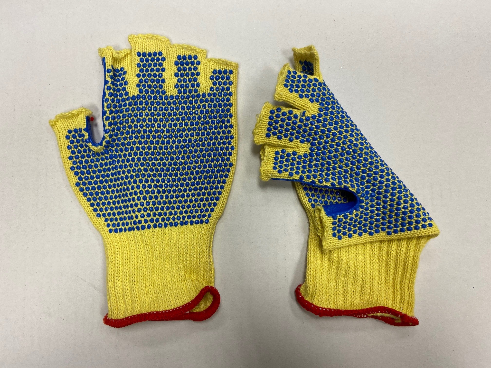 Marigold FB20PD Fire Blade Fingerless Polka Dot Gloves Size Medium-0