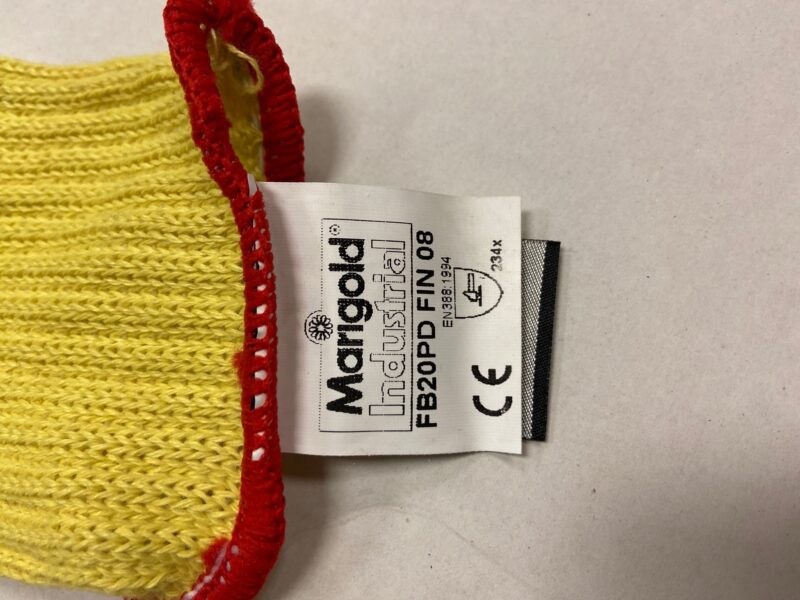 Marigold FB20PD Fire Blade Fingerless Polka Dot Gloves Size Medium-23593