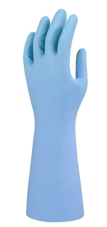 Marigold G07B+ Blue Nitrile Household Rubber Gloves Size Large-0