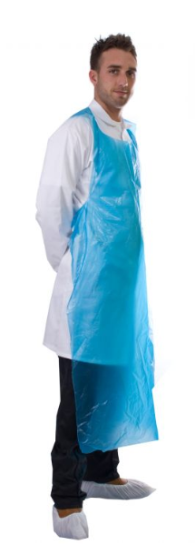 Supertouch 41613 60 Micron PE Aprons Flat-Packed (Case of 50)-0