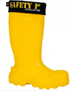 PSF Ultralight Safety 1st HI-VIS Yellow S5 SRB Wellington Boot-0