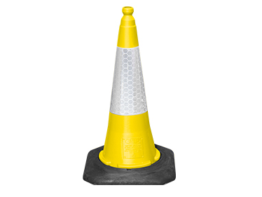 JSP JAZ069-240-200 75cm Dominator™ Yellow Cone with Sealbrite™ Sleeve (Pack of 10)-0