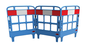 JSP KBT023-000-500 Portagate® 3 Gate Compact Barrier - Blue-0
